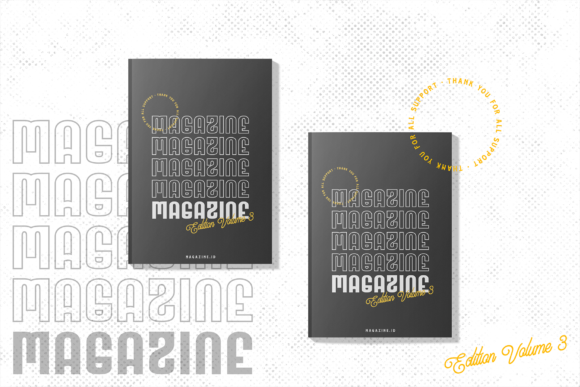 Hulf Font PNG with transparent background - Preview 3