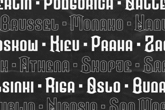 Hulf Font PNG with transparent background - Preview 4