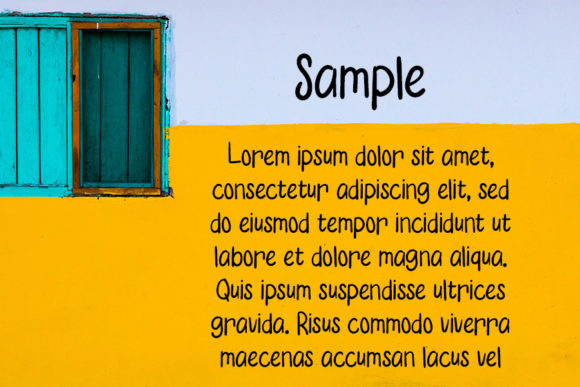 Rabbit Rainly Font PNG with transparent background - Preview 4