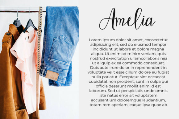 Amelliya Font - Preview 1