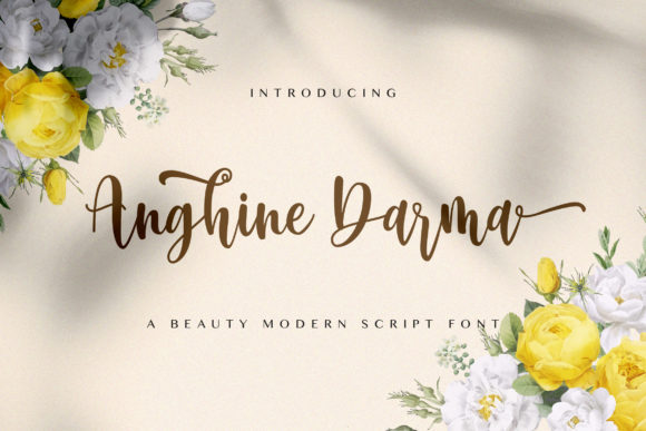 Anghine Darma Script & Handwritten Font By StringLabs