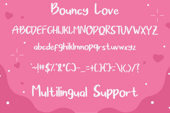 Bouncy Love Font - Preview 3