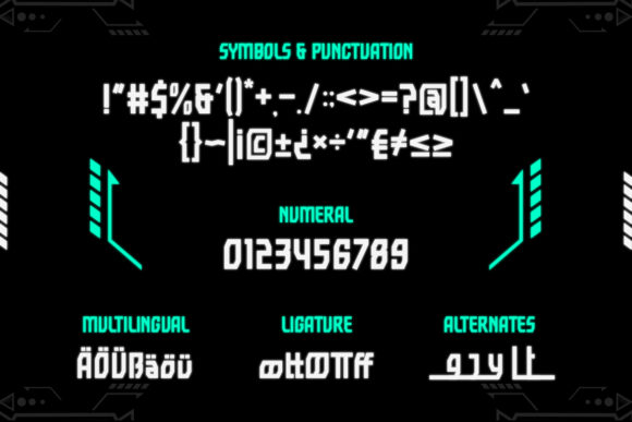 Exton Font - Preview 2
