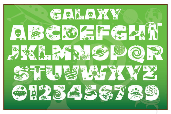Galaxy Font - Preview 2