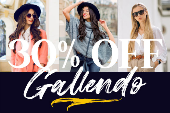 Gallendo Font - Preview 2
