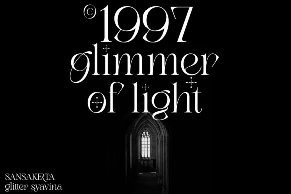 Glitther Syavina Font - Preview 1