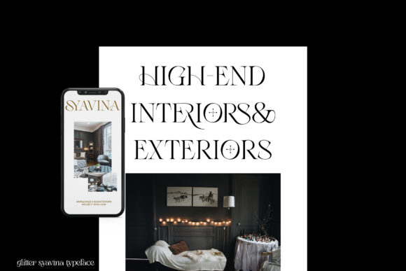 Glitther Syavina Font - Preview 4