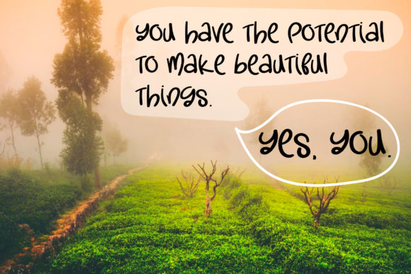 Green Tea Font - Preview 3