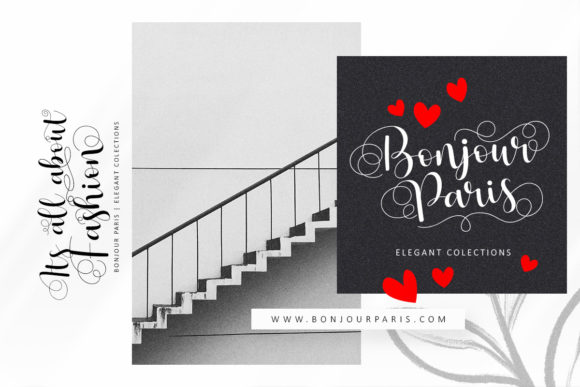Hello Tiffany Font PNG with transparent background - Preview 3