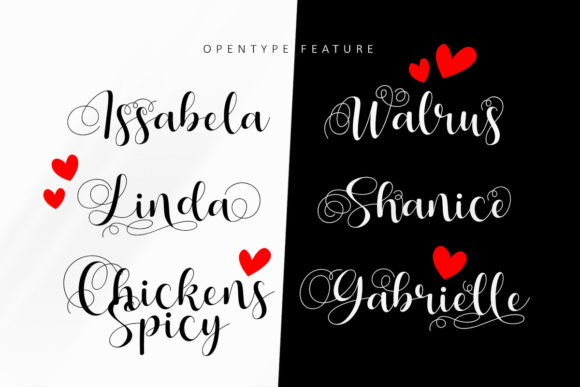 Hello Tiffany Font PNG with transparent background - Preview 6