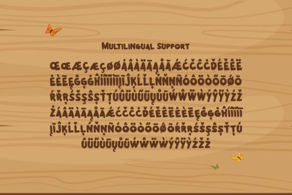 Jungle Hope Font PNG with transparent background - Preview 3