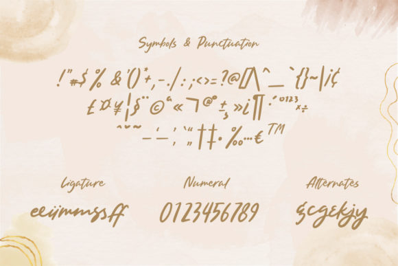 Just for You Font PNG with transparent background - Preview 2