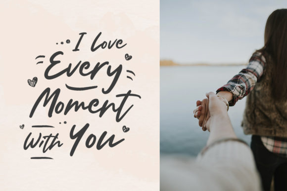 Just for You Font PNG with transparent background - Preview 4