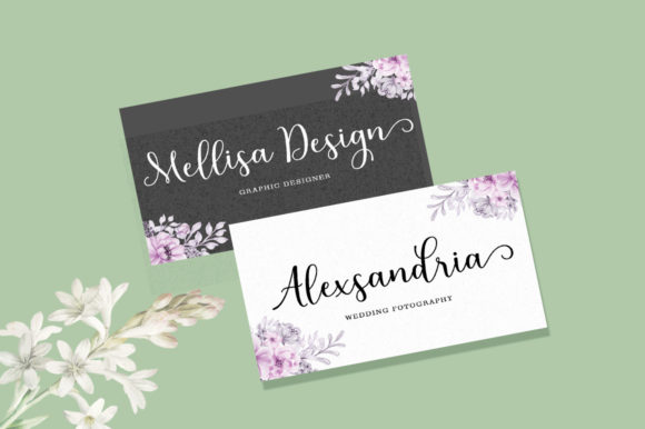 Latisha Font PNG with transparent background - Preview 2