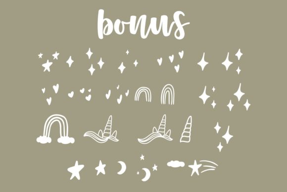 Love Sparks Font PNG with transparent background - Preview 4
