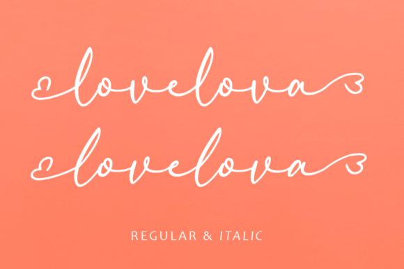 Lovelova Font PNG with transparent background - Preview 5