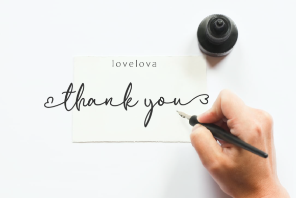 Lovelova Font PNG with transparent background - Preview 6