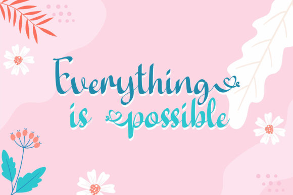 Mayleena Font PNG with transparent background - Preview 1