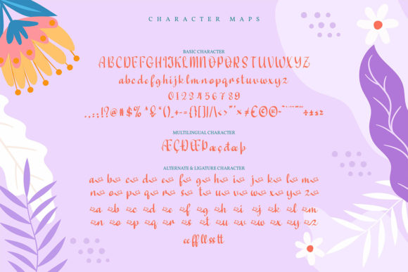 Mayleena Font PNG with transparent background - Preview 4