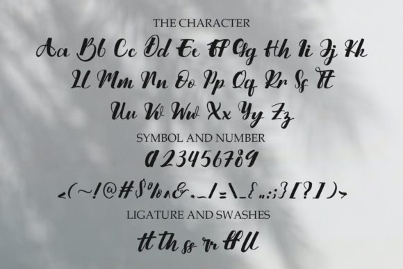 Nattijah Font PNG with transparent background - Preview 2