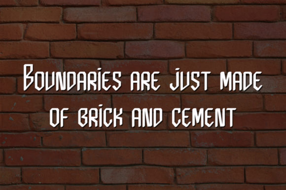 Red Bricks Font PNG with transparent background - Preview 1