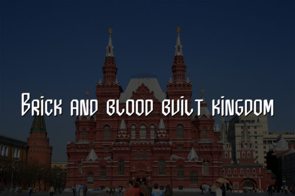 Red Bricks Font PNG with transparent background - Preview 2