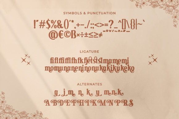 Secret Mansion Font PNG with transparent background - Preview 2
