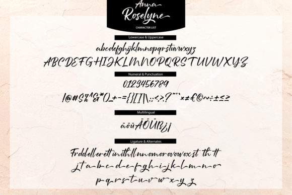 Anna Rosselyn Font - Preview 5