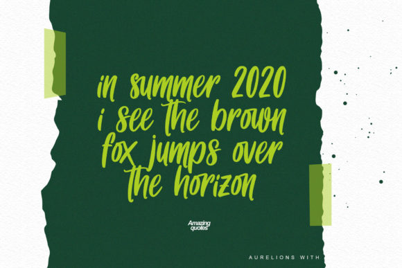Aurelions Font - Preview 3