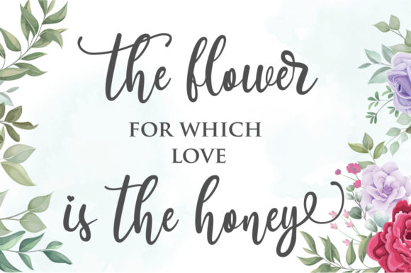 Barely Font - Preview 5