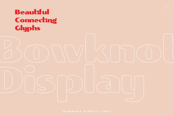 Bowknot Font PNG with transparent background - Preview 3