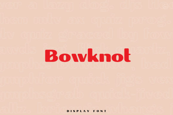 Bowknot Font PNG with transparent background - Preview 4