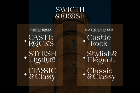 Castle Rocks Font - Preview 1