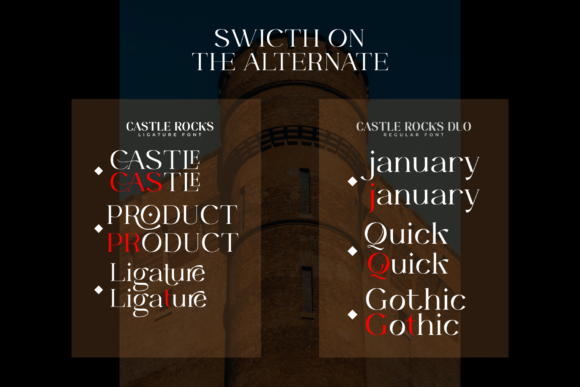 Castle Rocks Font - Preview 2