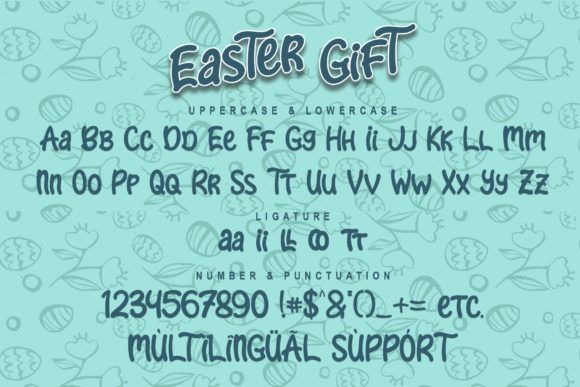 Easter Gift Font - Preview 6