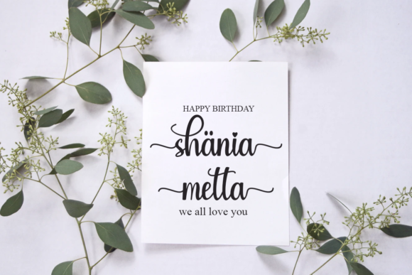 Glamour Font - Preview 3