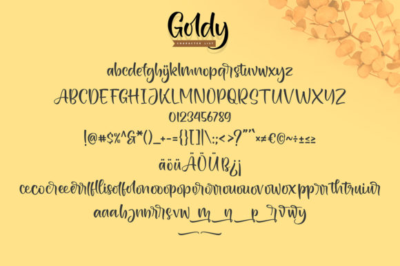 Goldy Font - Preview 5