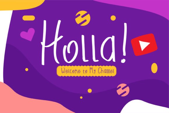 Hookie Font PNG with transparent background - Preview 1