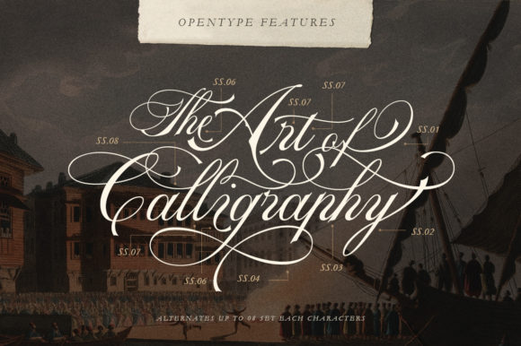 La Graziela Font PNG with transparent background - Preview 1