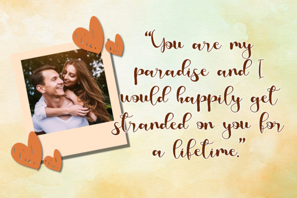 Love Valentina Font PNG with transparent background - Preview 1