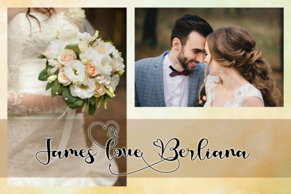 Love Valentina Font PNG with transparent background - Preview 2