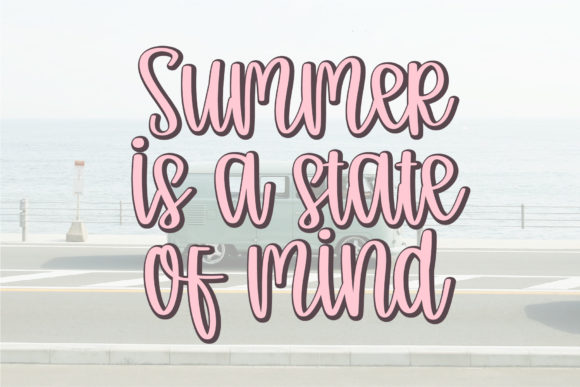 Love Vibe Font PNG with transparent background - Preview 4