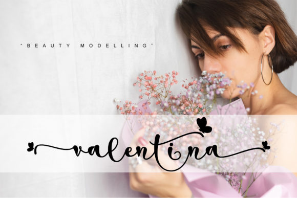 Pretty Butterfly Font PNG with transparent background - Preview 3