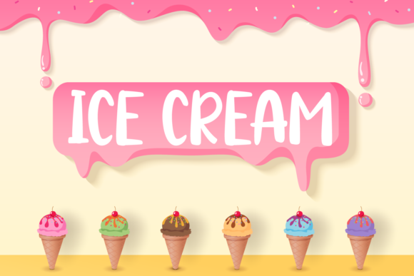 Rainbow You Font PNG with transparent background - Preview 2