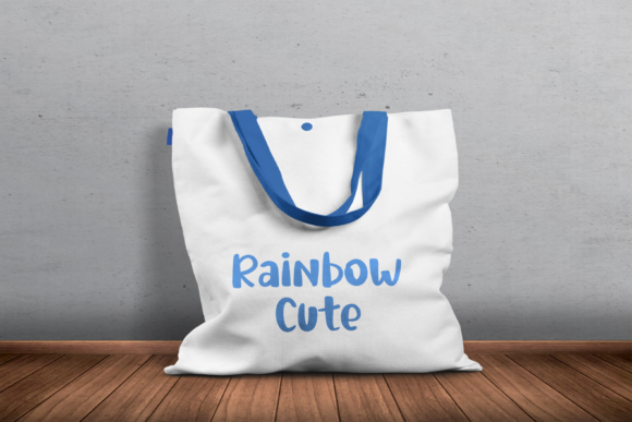 Rainbow You Font PNG with transparent background - Preview 4