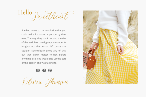 Romantic Lovely Font PNG with transparent background - Preview 1