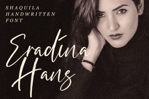 Shaquila Font PNG with transparent background - Preview 4