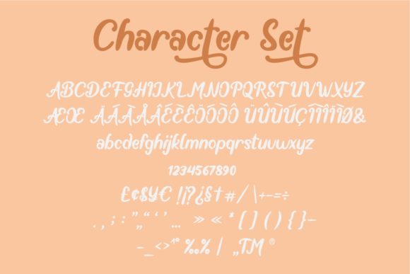 Absolute Joyful Font PNG with transparent background - Preview 3