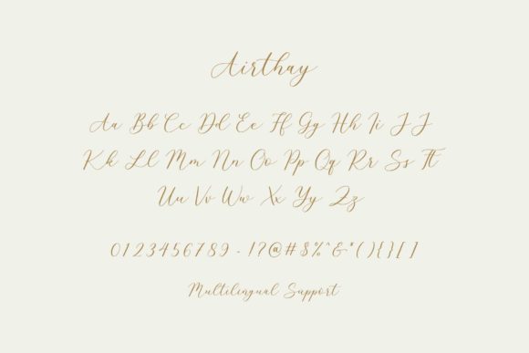 Airthay Font - Preview 5