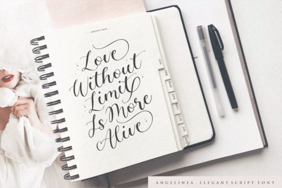 Angelinea Font - Preview 1
